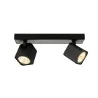 Aveiro, nowoczesna, czarna lampa z dwoma regulowanymi reflektorkami, LED, 4000K, SPL-31981-2B-BK